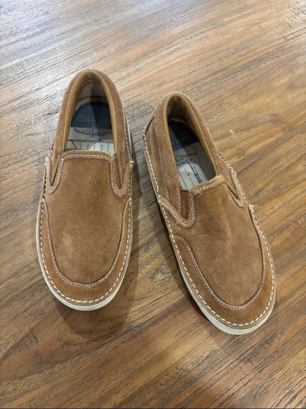 Sperry Topsider Largo Suede Slip On Shoes